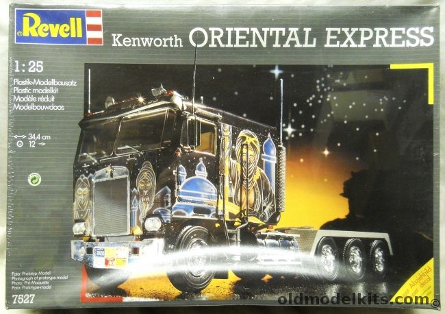 Revell 1/25 Kenworth Orient Express Semi Tractor Truck, 7527 plastic model kit