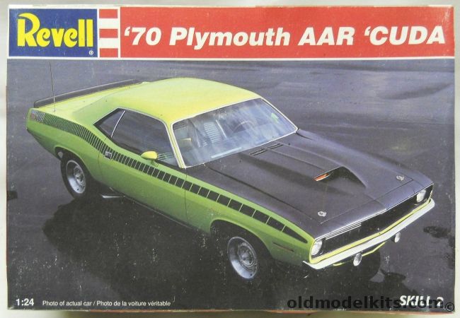 Revell 1/24 1970 Plymouth AAR 'Cuda - Barracuda, 7601 plastic model kit