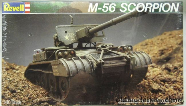 Revell 1/40 M-56 Scorpion - Self Propelled Gun, 8300 plastic model kit