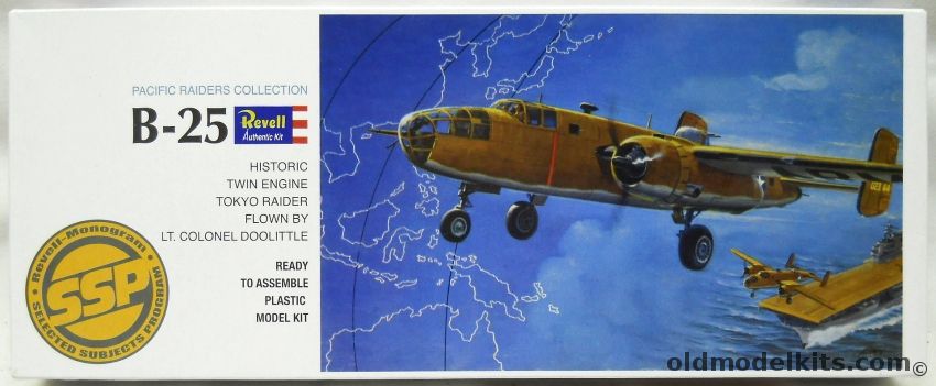 Revell 1/64 B-25 Pacific Raiders, 85-0216 plastic model kit