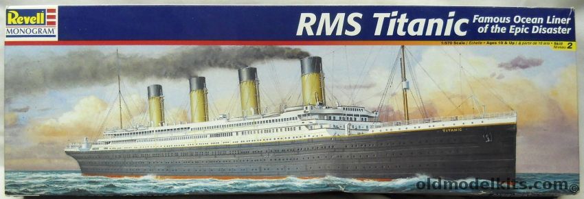 Revell 1/570 RMS Titanic Ocean Liner, 85-0445 plastic model kit