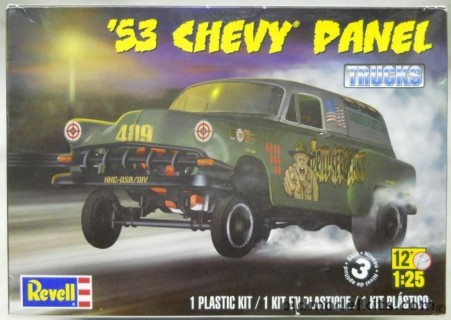 Revell 1/25 1953 Chevy Panel Truck, 85-4189 plastic model kit