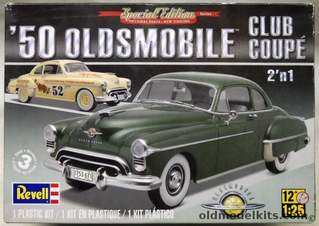 Revell 1/25 1950 Oldsmobile Club Coupe - Stock Or Racer, 85-4254 plastic model kit