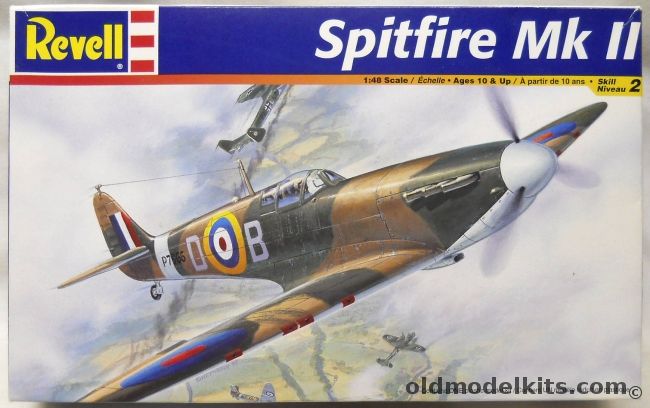 Revell 1/48 Supermarine Spitfire Mk II Plus Bf-109G, 85-5239 plastic model kit