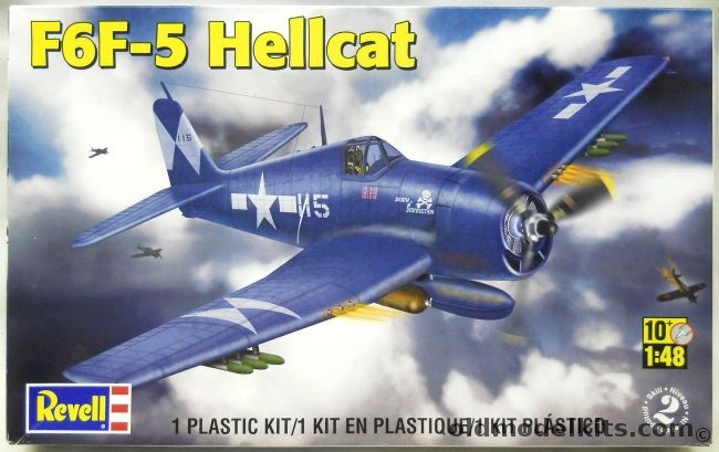 Revell 1/48 Grumman F6F-5 Hellcat - Confederate Air Force Issue, 85-5262 plastic model kit