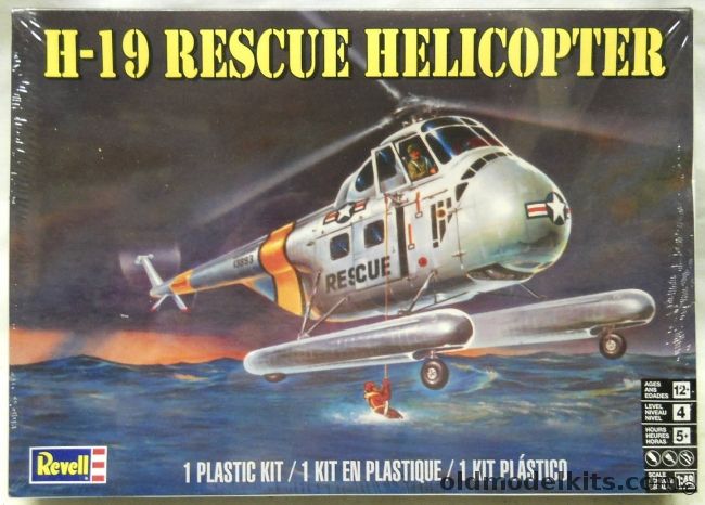 Revell 1/48 Sikorsky H-19 Rescue Helicopter, 85-5331 plastic model kit