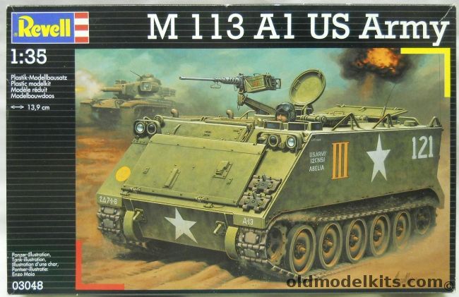 Revell 1/35 M113 A1 - US Army 7th Bat 6th Inf Reg 2nd AD Fort Hood 1963 / US Army Vietnam 1967 / 4th Cavalry Regiment 'Reforger 90' Germany 1990 / South Vietnam Army 21st RC 21st Div Mekong Delta 1962, 03048 plastic model kit