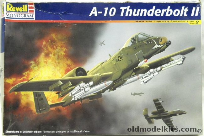 Revell 1/48 A-10 Thunderbolt II - (ex Monogram), 85-5505 plastic model kit