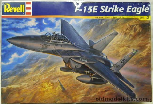 Revell 1/48 F-15E Strike Eagle - USAF 335th TFS 'Chiefs' 4th FW Desert Storm Feb 1991 (Destroyed Iraqi Helicopter In Flight With A Laser Guided Bomb) / 391FS 'Bold Tigers' 366 FW Mountain Home AB Idaho 12th AF, 85-5511 plastic model kit
