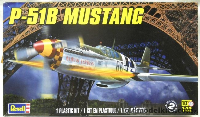 Revell 1/32 P-51B Mustang, 85-5535 plastic model kit
