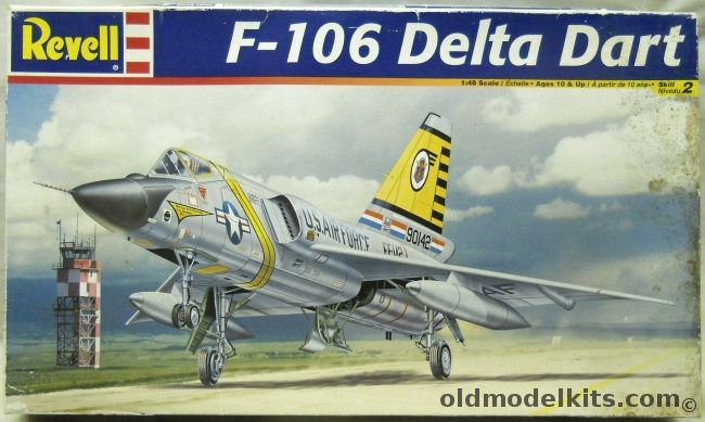 Revell 1/48 F-106 Delta Dart - 456th FIS Capt. B.B. Patterson Castle AFB California 1963 / 48th FIS Capt. Malcolm Emerson Langley AFB Virginia 1972 - (ex-Monogram), 85-5847 plastic model kit