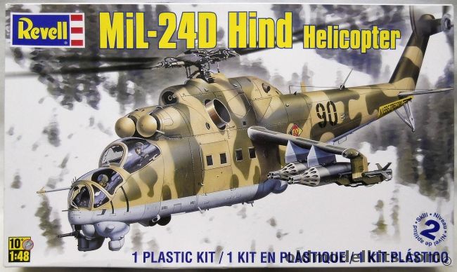 Revell 1/48 Mil-24D Hind Helicopter - (ex Monogram), 85-5856 plastic model kit