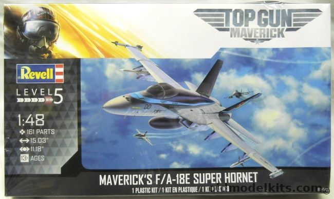 Revell 1/48 Top Gun Maverick F/A-18E Super Hornet, 85-5871 plastic model kit