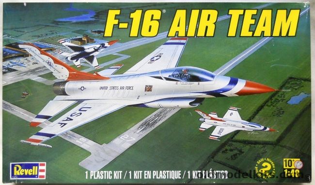 Revell 1/48 F-16 Air Team - Thunderbirds - Also With Super Scale Decals, 85-5326 plastic model kit