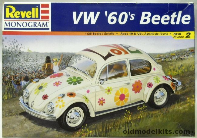 Revell 1/25 VW 60s Beetle, 85-7143 plastic model kit