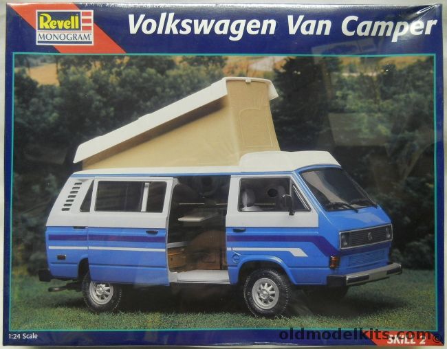 Revell 1/25 Volkswagen Van Camper, 85-7633 plastic model kit