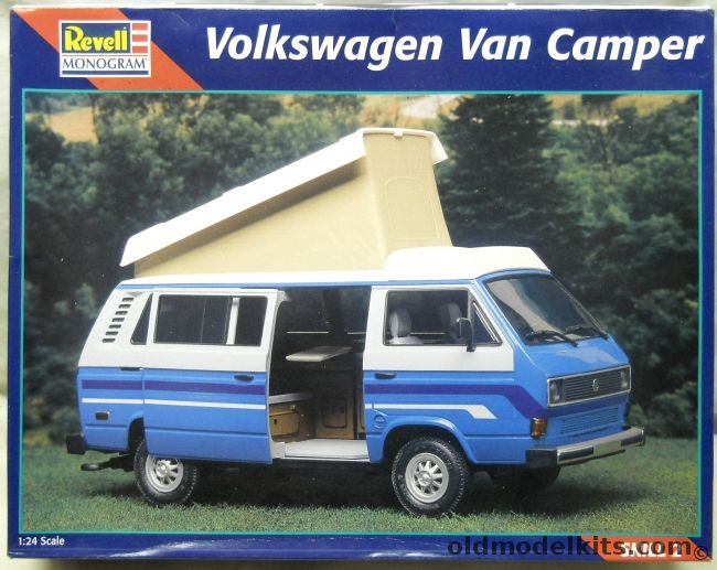 Revell 1/25 Volkswagen Van Camper, 85-7633 plastic model kit