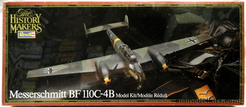 Revell 1/32 Messerschmit Bf-110 C-4B Day Fighter - History Makers Issue, 8617 plastic model kit