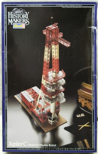 Revell 1/110 Jupiter C - And Launch Gantry - History Makers Issue, 8646 plastic model kit