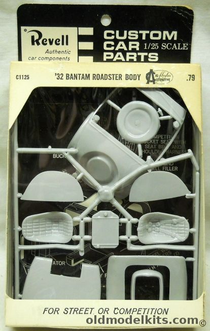 Revell 1/25 1932 Bantam Roadster Body - Custom Car Parts, C1125 plastic model kit