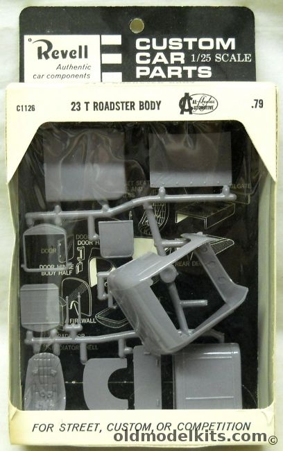 Revell 1/25 1923 Model T Roadster Body - Custom Car Parts, C1126 plastic model kit