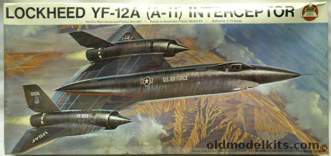 Revell 1/72 Lockheed YF-12A (A-11) Interceptor - (AHM Release), FN-51-325 plastic model kit
