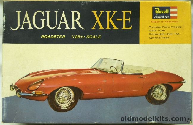 Revell 1/25 Jaguar XK-E Roadster with Removable Hardtop and Boot, H1280-198 plastic model kit