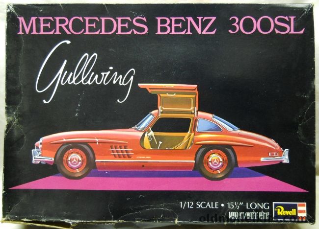 Revell 1/12 Mercedes Benz 300 SL Gullwing - (ex Renwal), H1285 plastic model kit