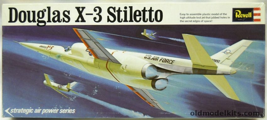 Revell 1/65 Douglas X-3 Stiletto - Strategic Air Power Series, H135 plastic model kit