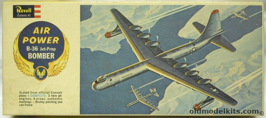 Revell 1/184 B-36 - Air Power Series, H139-100 plastic model kit