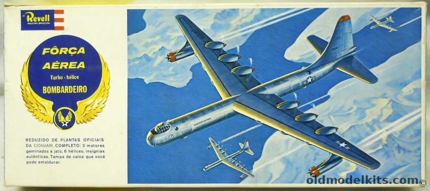 Revell 1/184 B-36 Jet-Prop Bomber Air Power Issue, H139 plastic model kit