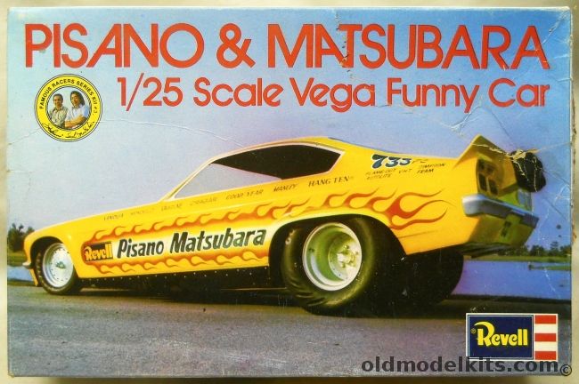 Revell 1/25 Pisano & Matsubara Vega Funny Car, H1445 plastic model kit