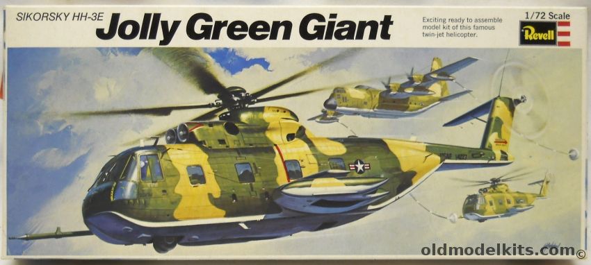 Revell 1/72 Sikorsky HH-3E Jolly Green Giant - Germany Issue, H144 plastic model kit