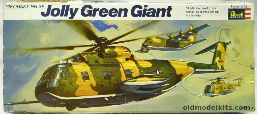 Revell 1/72 Sikorsky HH-3E Jolly Green Giant - Brazil Issue, H144 plastic model kit
