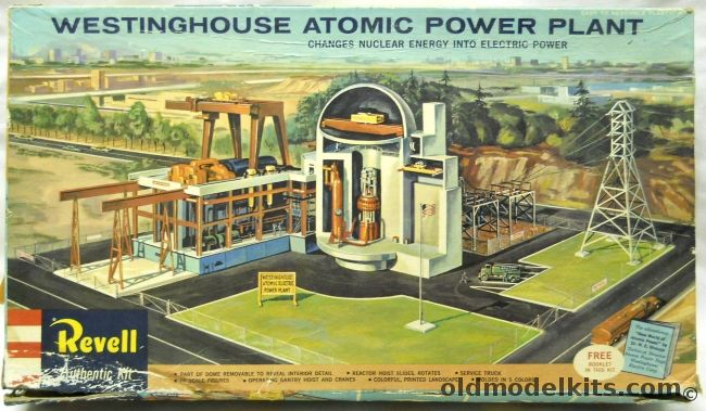 Revell 1/192 Westinghouse Atomic Power Plant - 'S' Issue, H1550-695 plastic model kit