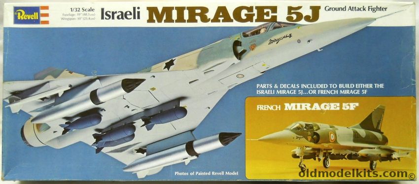 Revell 1/32 Israeli Mirage 5J or French Mirage 5F, H155 plastic model kit