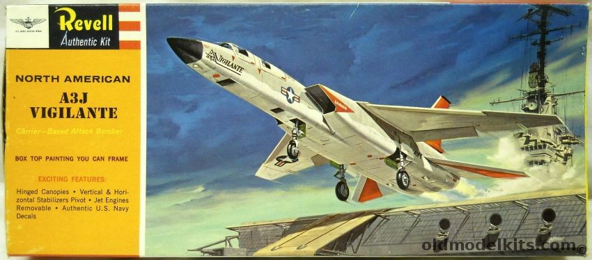 Revell 1/82 NA A3J Vigilante - US Naval Aviator Wings Series, H165-100 plastic model kit