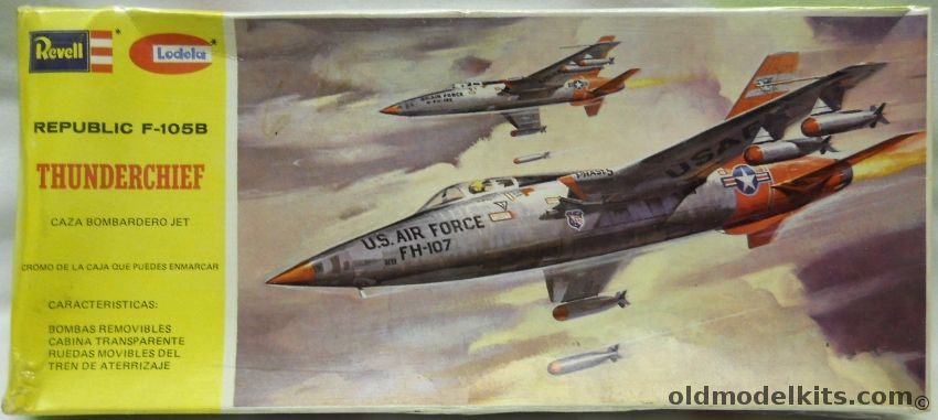 Revell 1/75 Republic F-105B Thunderchief - Lodela Issue, H166 plastic model kit