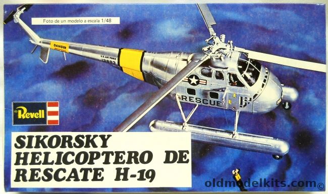 Revell 1/48 Sikorsky Helicoptero De Rescate H-19 - Rescue Helicopter Lodela Issue, H173 plastic model kit