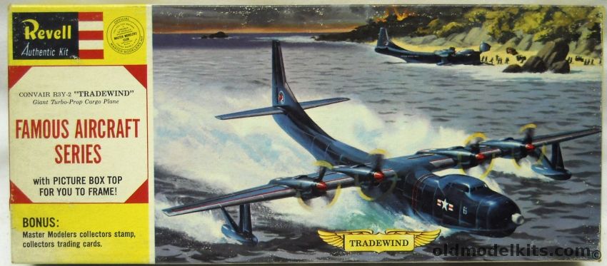 Revell 1/168 Convair R3Y-2 Tradewind - Famous Aircraft Series Issue - (R3Y2), H178-98 plastic model kit