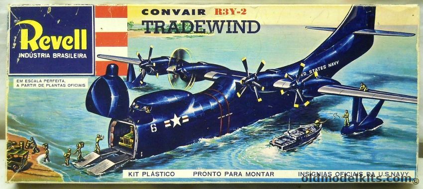 Revell 1/168 Convair R3Y-2 Tradewind - Kikoler/Brazil Issue - (R3Y2), H178 plastic model kit