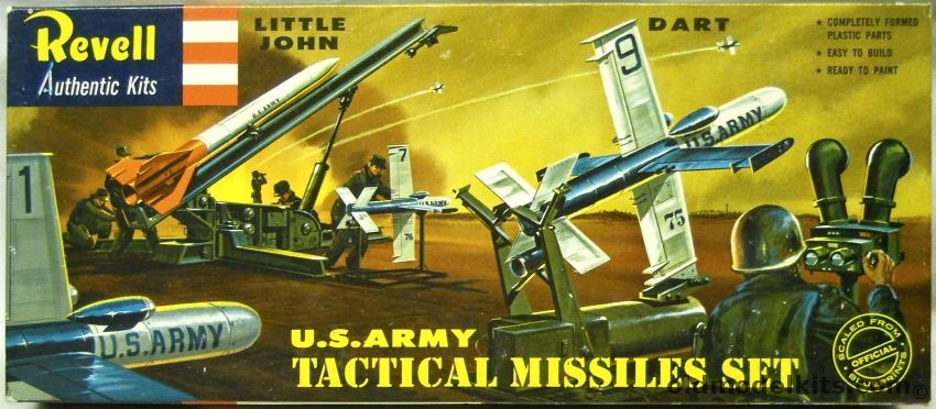 Revell 1/40 US Army Tactical Missiles Little John and Dart with Launchers - 'S' Issue, H1812-98 plastic model kit