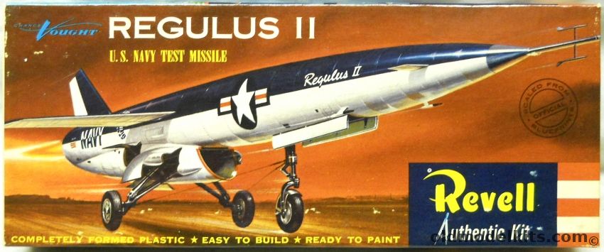 Revell 1/68 Regulus II US Navy Test Missile - 'S' Issue, H1815-79 plastic model kit