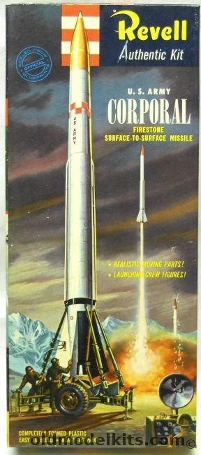 Revell 1/40 Corporal -Firestone US Army Surface to Surface Missile - 'S' Issue, H1820-98 plastic model kit