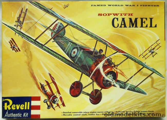 Revell 1/28 Sopwith Camel - 'S' Issuet, H197-198 plastic model kit