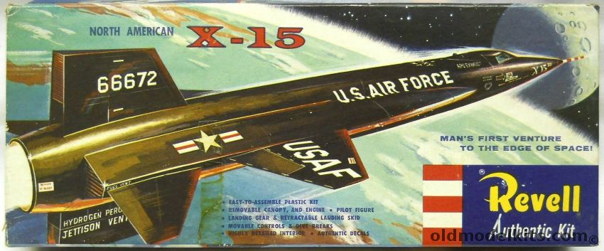 Revell 1/65 North American X-15 - 'S' Issue, H198-89 plastic model kit