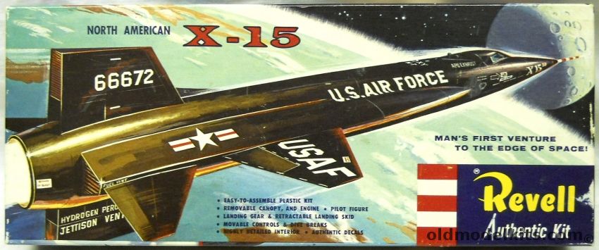 Revell 1/65 North American X-15 - 'S' Issue, H198-89 plastic model kit