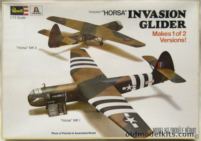 Revell 1/72 Airspeed Horsa Mk I or Mk II - Invasion Glider USAAF or RAF, H2011 plastic model kit