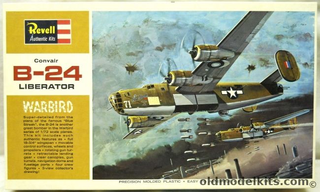 Revell 1/72 Convair B-24 The Blue Streak WARBIRD, H203-200 plastic model kit