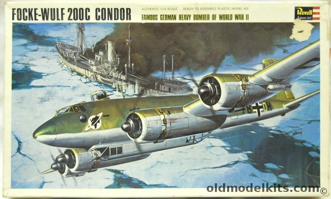 Revell 1/72 Focke-Wulf FW-200C Condor, H204-200 plastic model kit